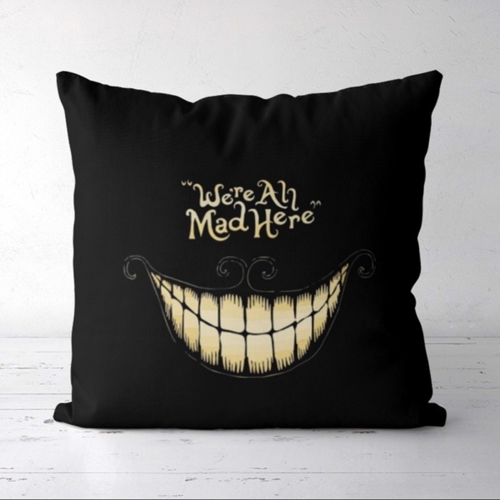 We're All Mad Here Pillow Case 2 Set